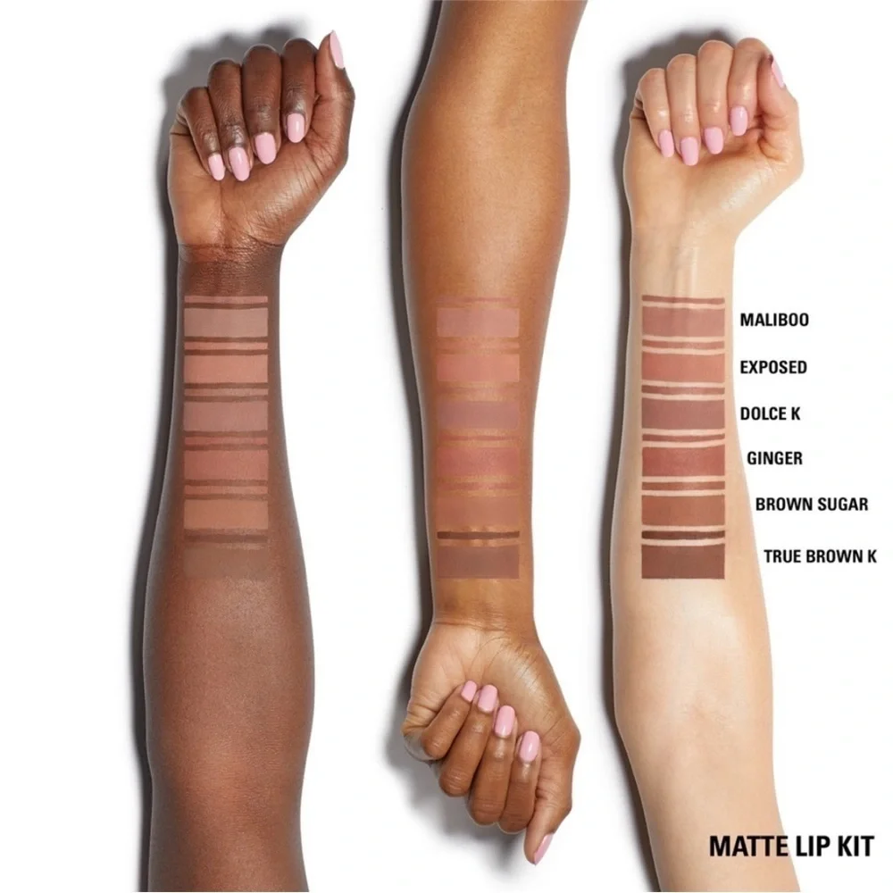 🆕💄KYLIE COSMETICS Matte Lip Kit 703 DOLCE K taupe nude